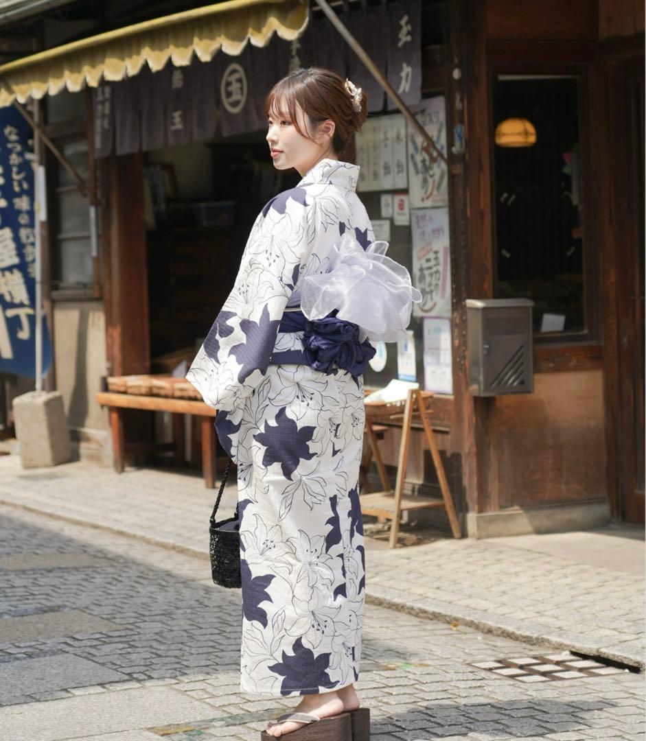 olu. 浴衣&帯セット