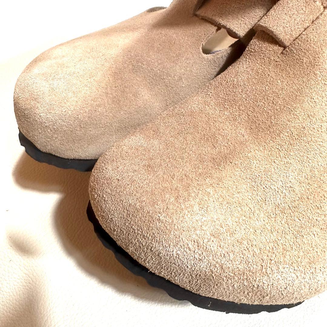 人気良品✨ビルケンシュトック 41 26.5 ボストン サボサンダル トープ