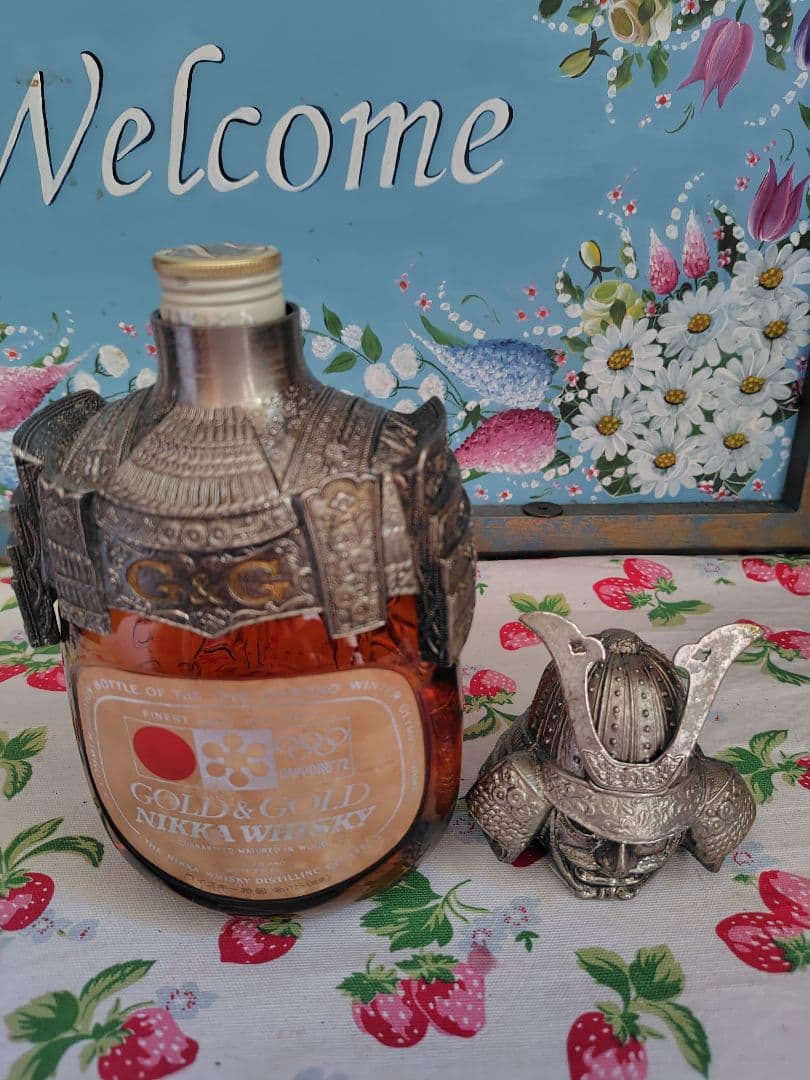 金属製　重い　NIKKA WHISKY ニッカウヰスキー 鎧 兜 侍　G&G