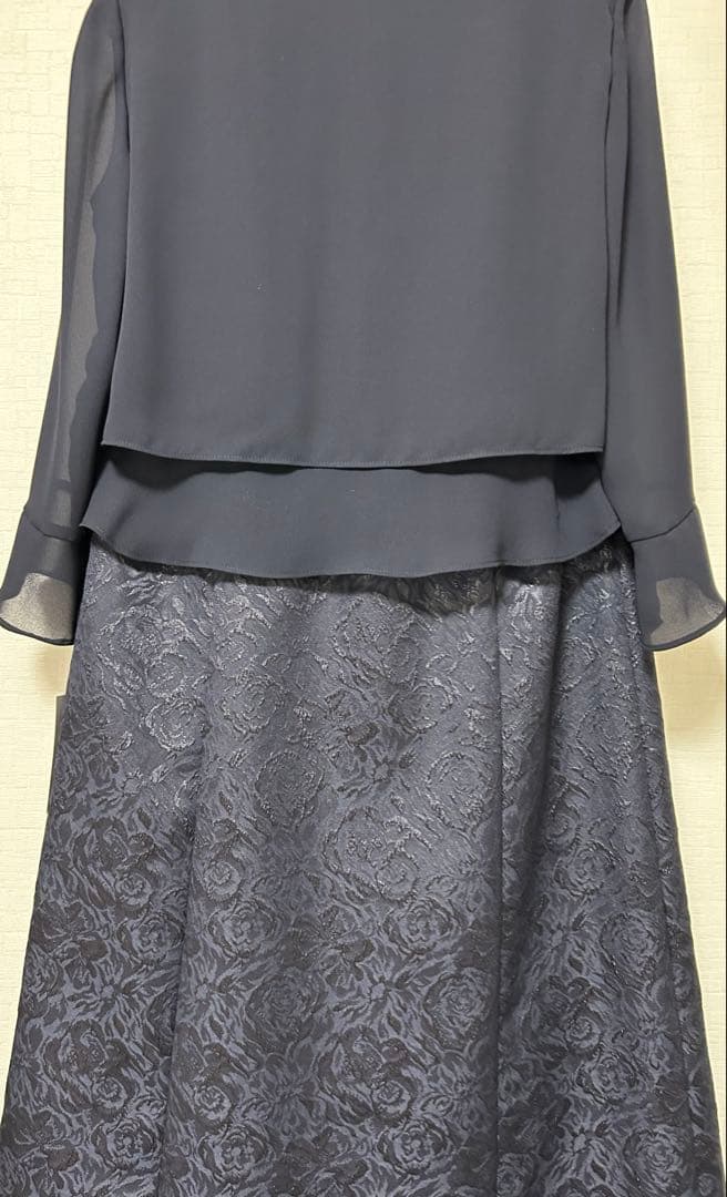 東京ソワール　マザーズドレス　ゲストドレス　カバーアップ付きワンピース9号