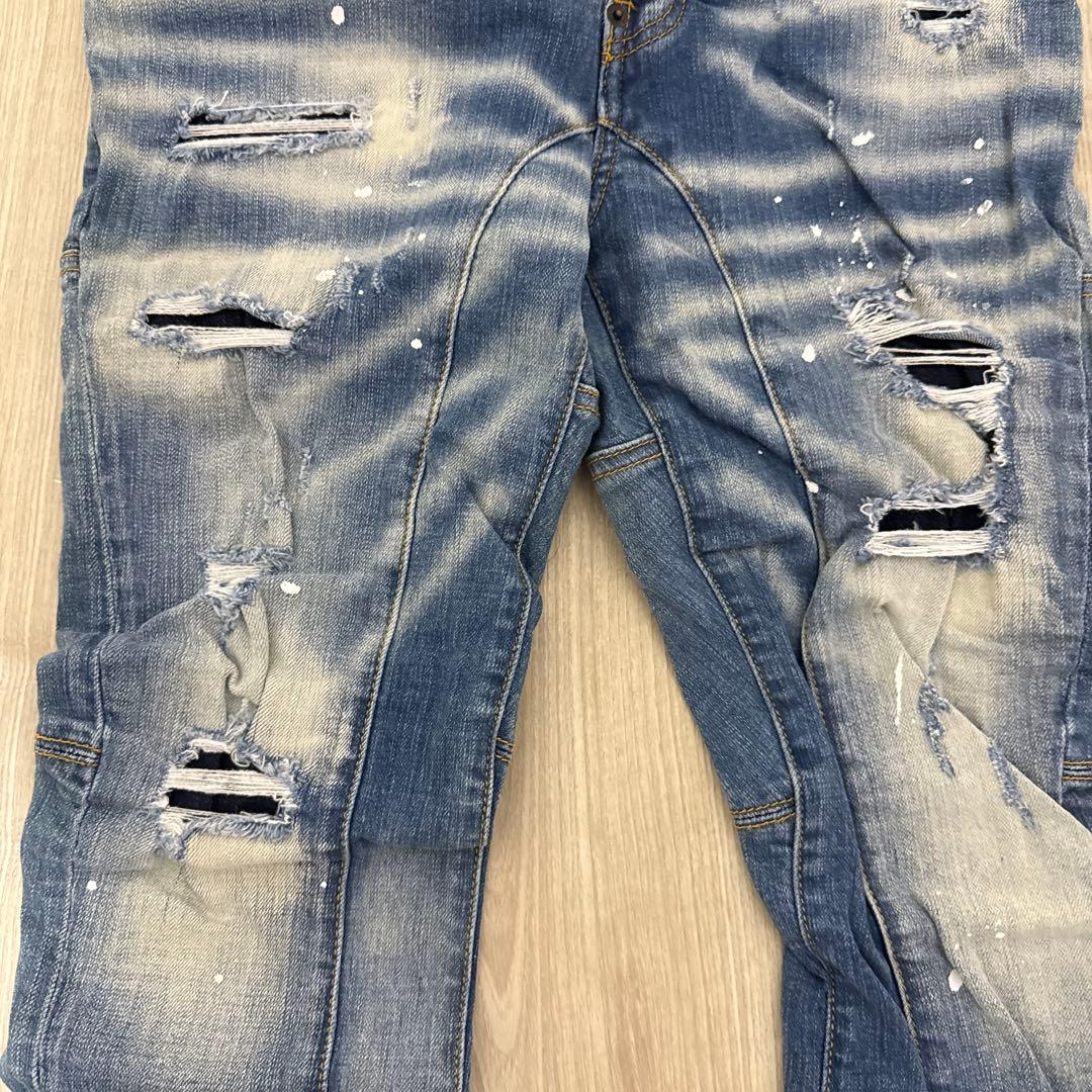 DSQUARED 2 デニムダメージジーンズ(レッドタグ付)