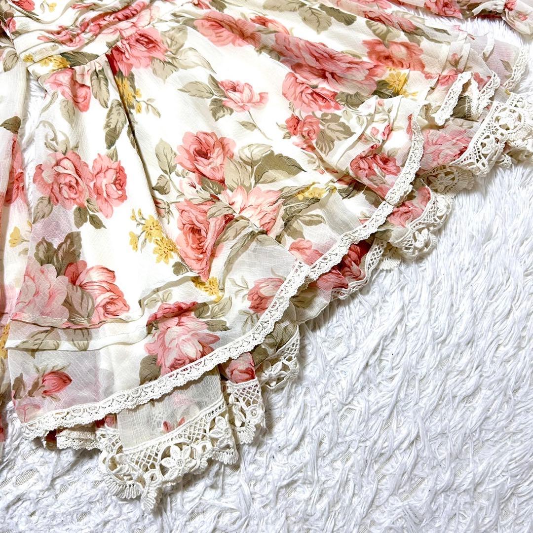 ♥LIZLISA♥ リズリサ ワンピース Y2K 花柄 姫ギャル バレエコア