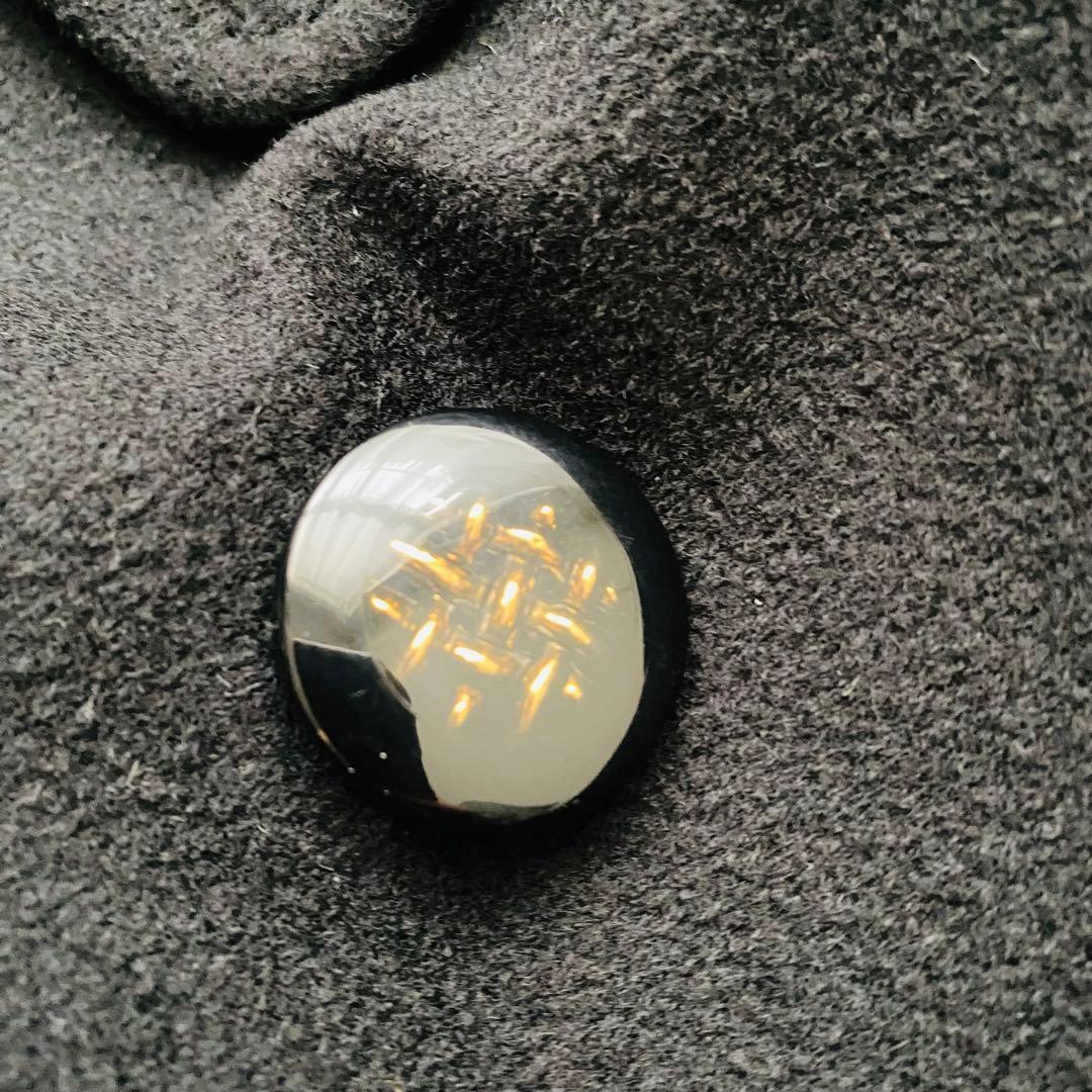 極美品 レリアン カシミヤ100％ ダブル ジャケット 大きいサイズ 日本製 黒