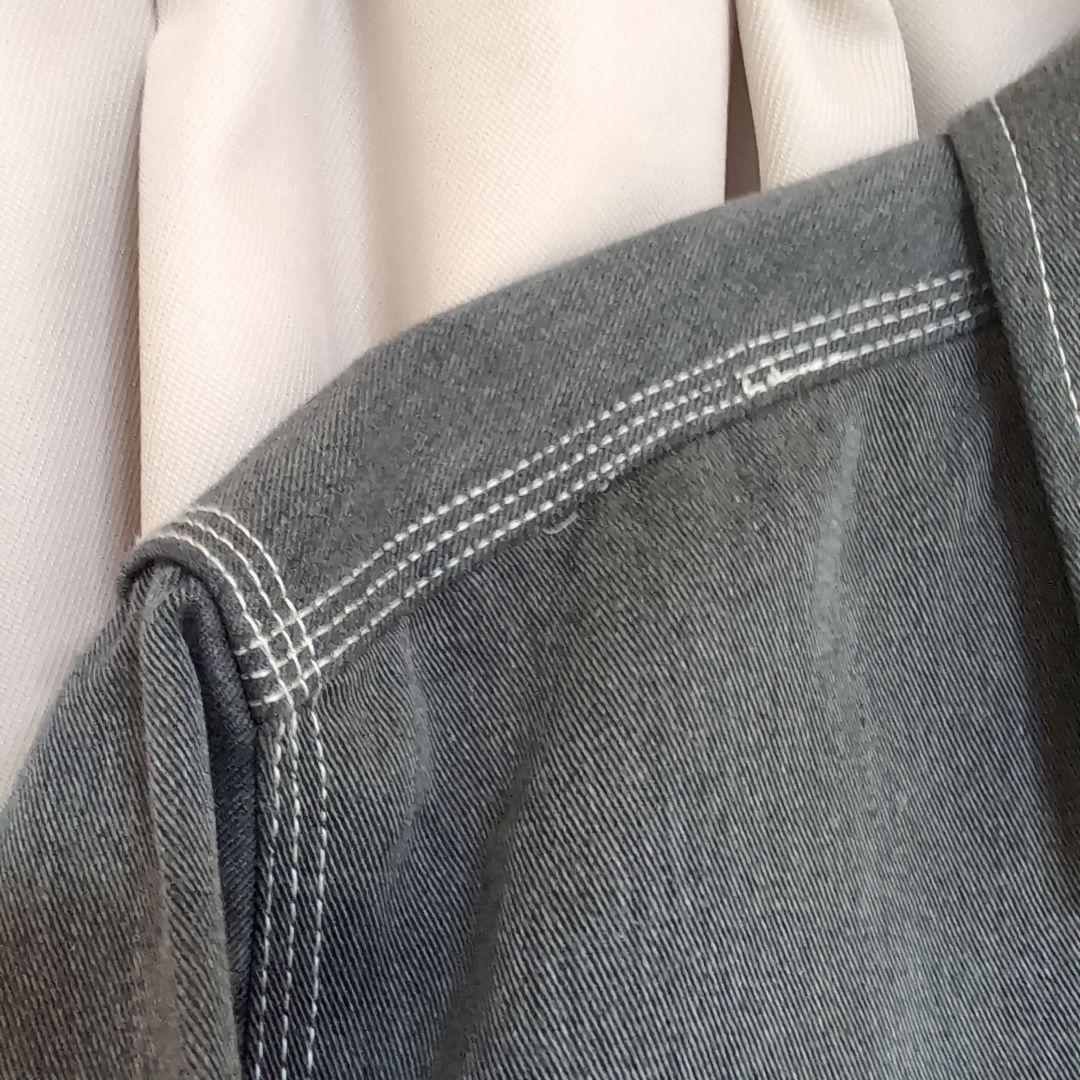 【美品】 ステューシー ディッキーズ コラボ ジャケット ロゴ グレー