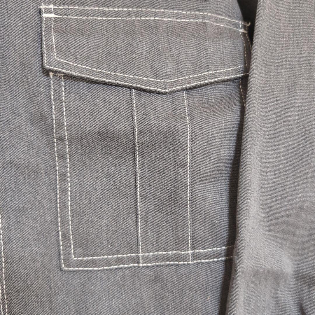 【美品】 ステューシー ディッキーズ コラボ ジャケット ロゴ グレー