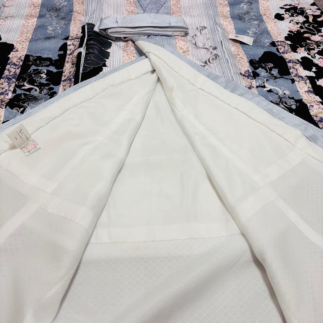 【新品/日本製】正絹 刺繍入り 高級京友禅 お宮参り 男の子 産着 襦袢付 鷹