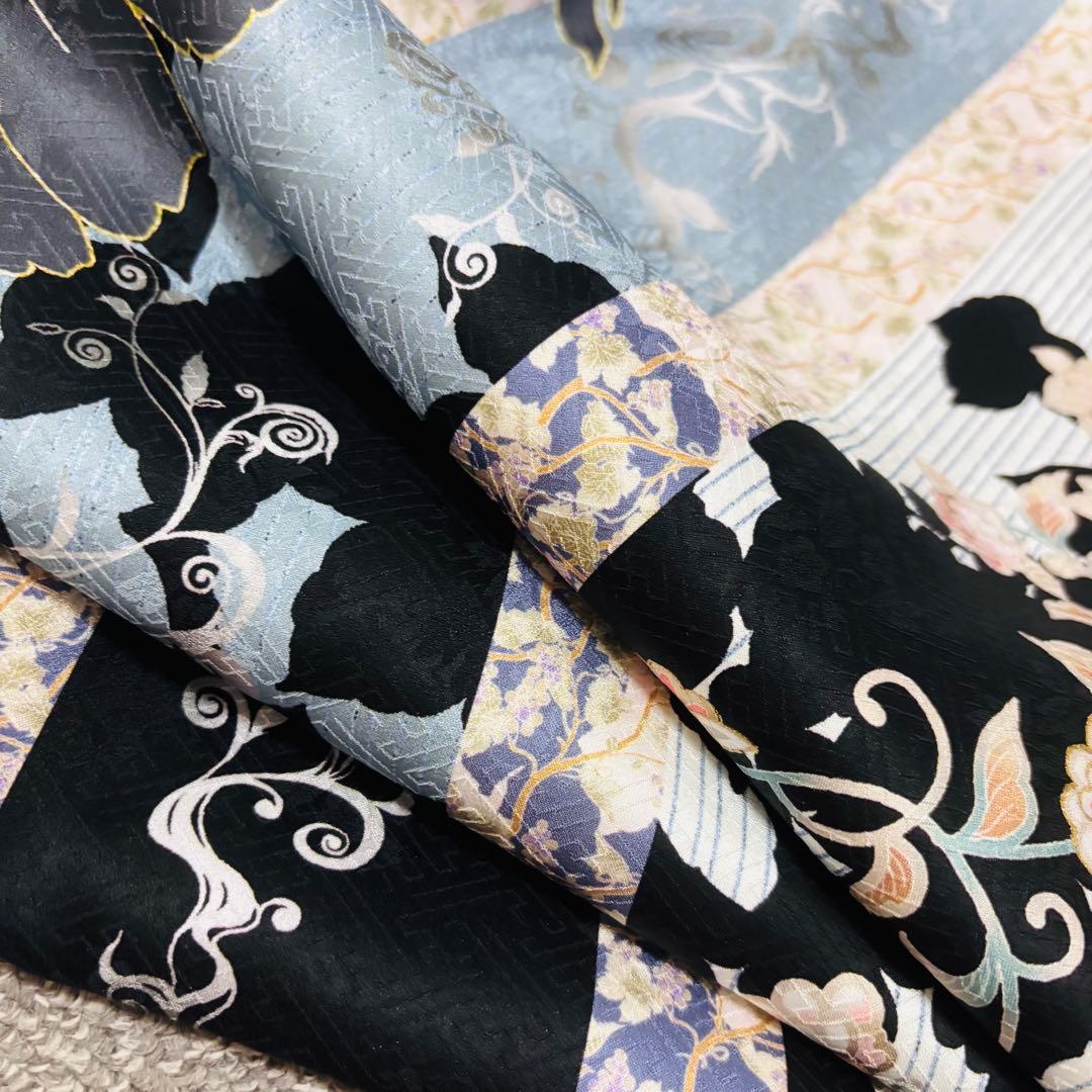 【新品/日本製】正絹 刺繍入り 高級京友禅 お宮参り 男の子 産着 襦袢付 鷹