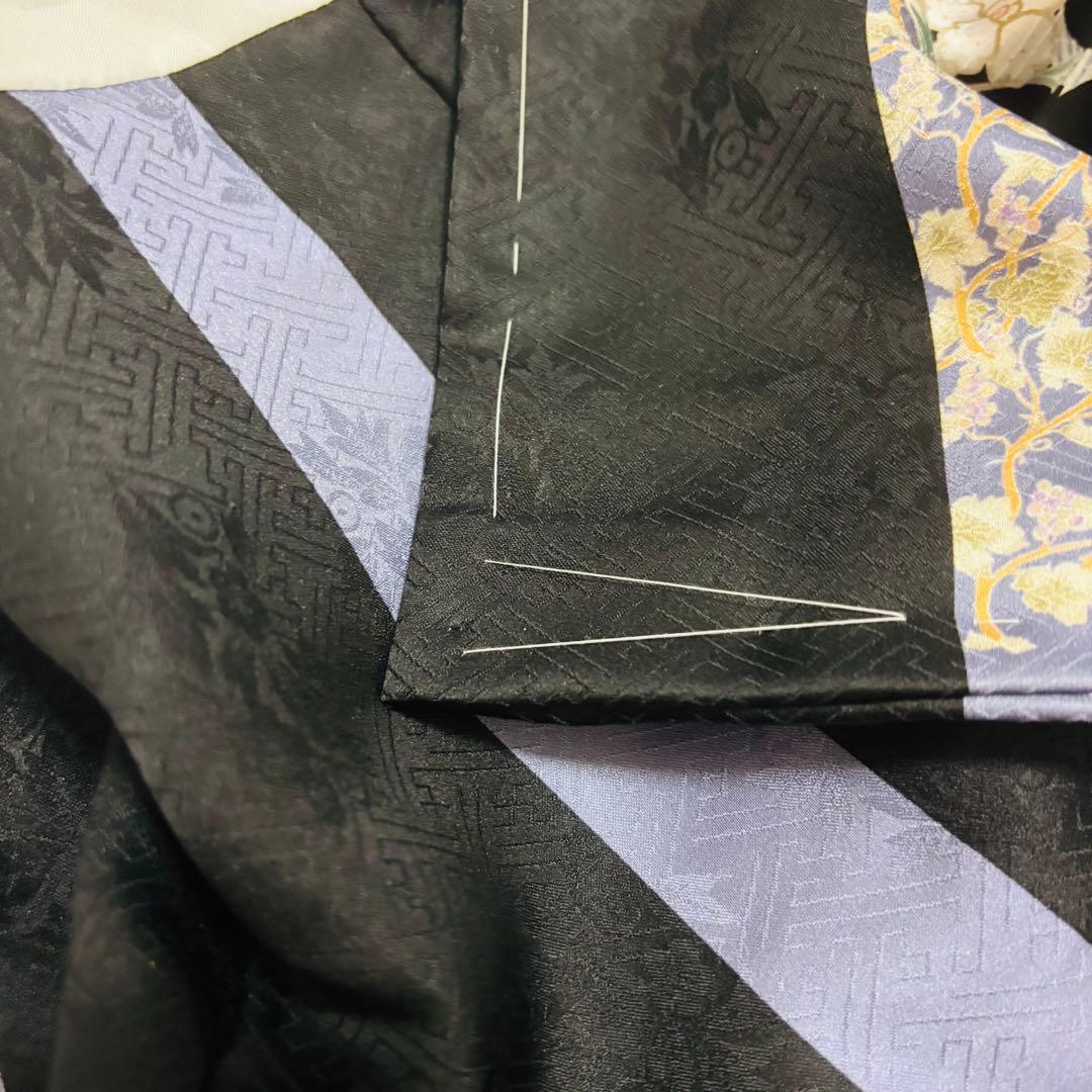 【新品/日本製】正絹 刺繍入り 高級京友禅 お宮参り 男の子 産着 襦袢付 鷹