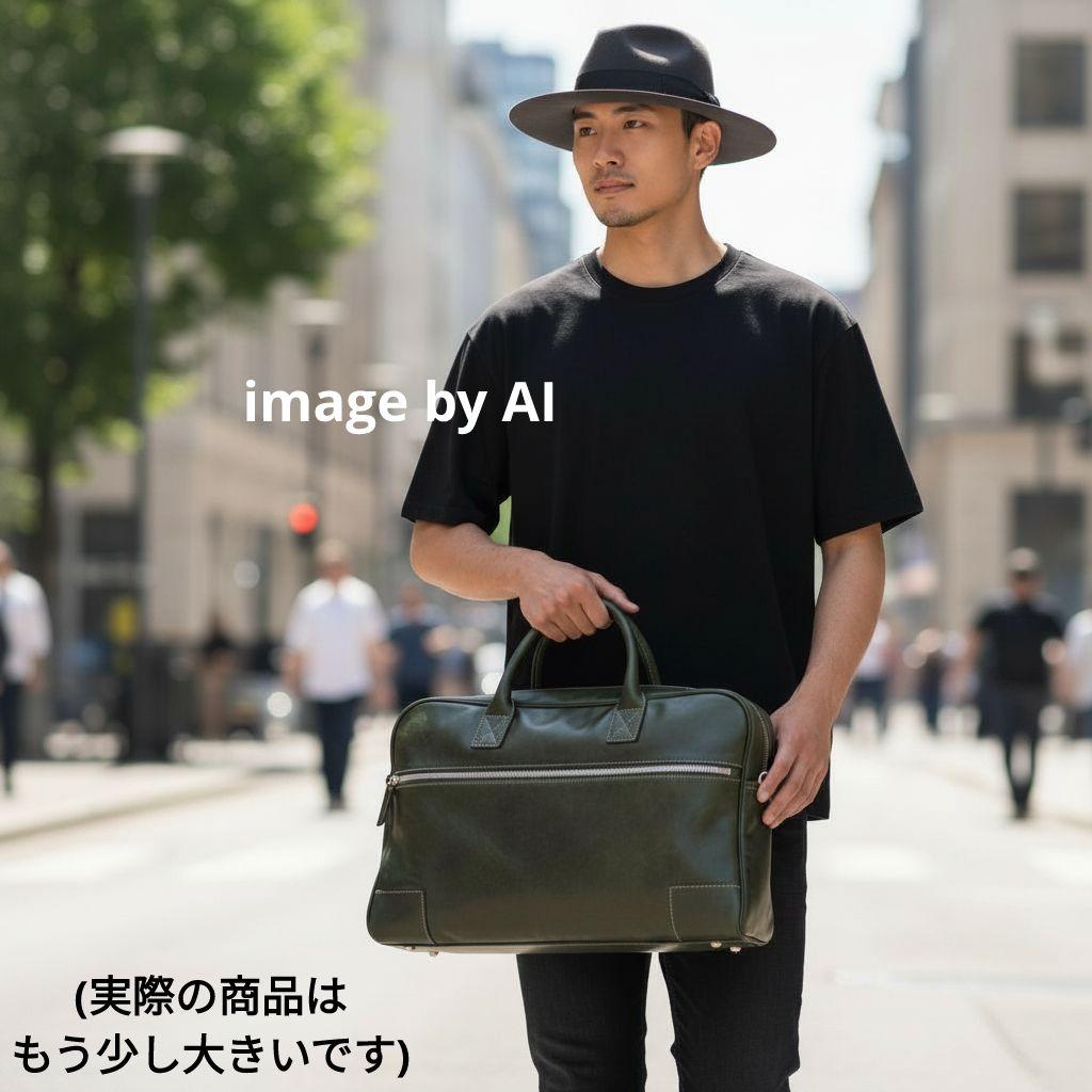 極美品✨レア✨土屋鞄 2way レザー ボストンバッグ オリーブ