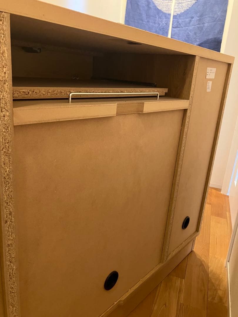 状態良/スライドテーブル/ベルメゾン PCキャビネット 2023購入