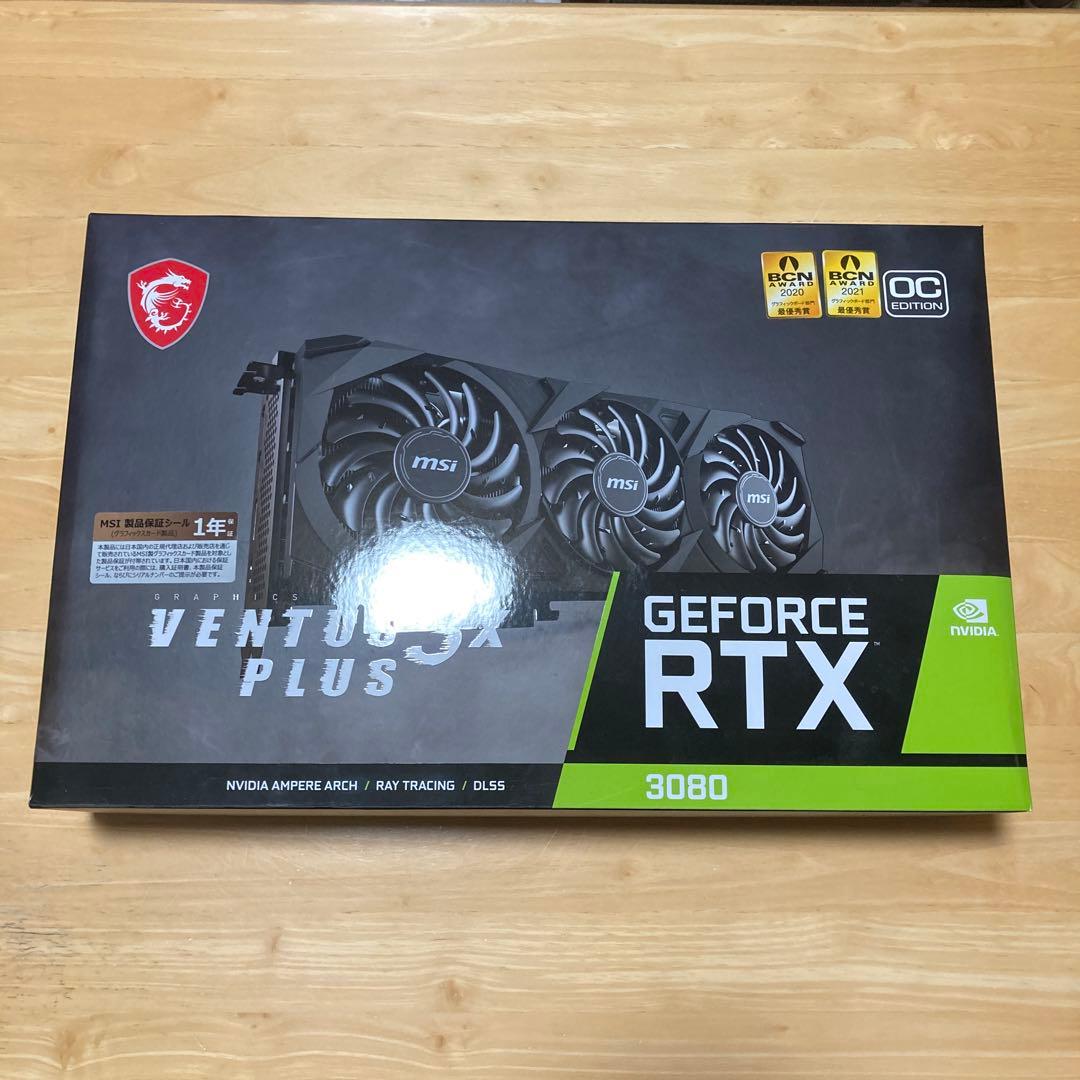 グラフィックボード・グラボ・ビデオカード MSI RTX3080 VENTUS 3X PLUS 12GB OC