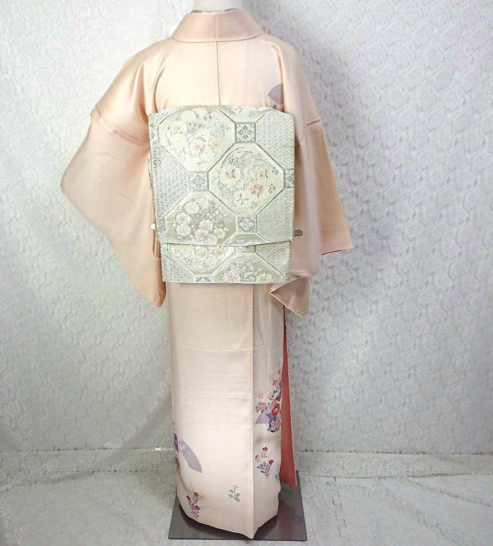 ☆正絹 訪問着 4点 フルセット 入学式 卒業式 結婚式 お宮参り 七五三