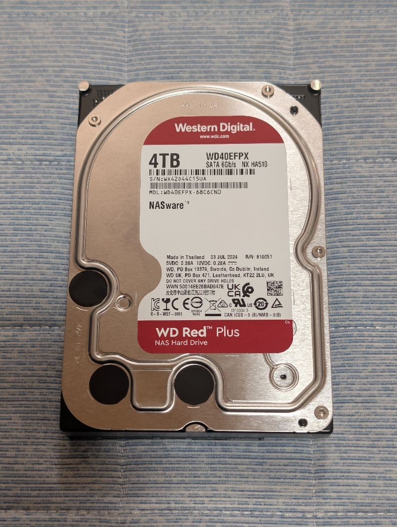 Western Digital WD40EFPX 4TB NAS HDD ①