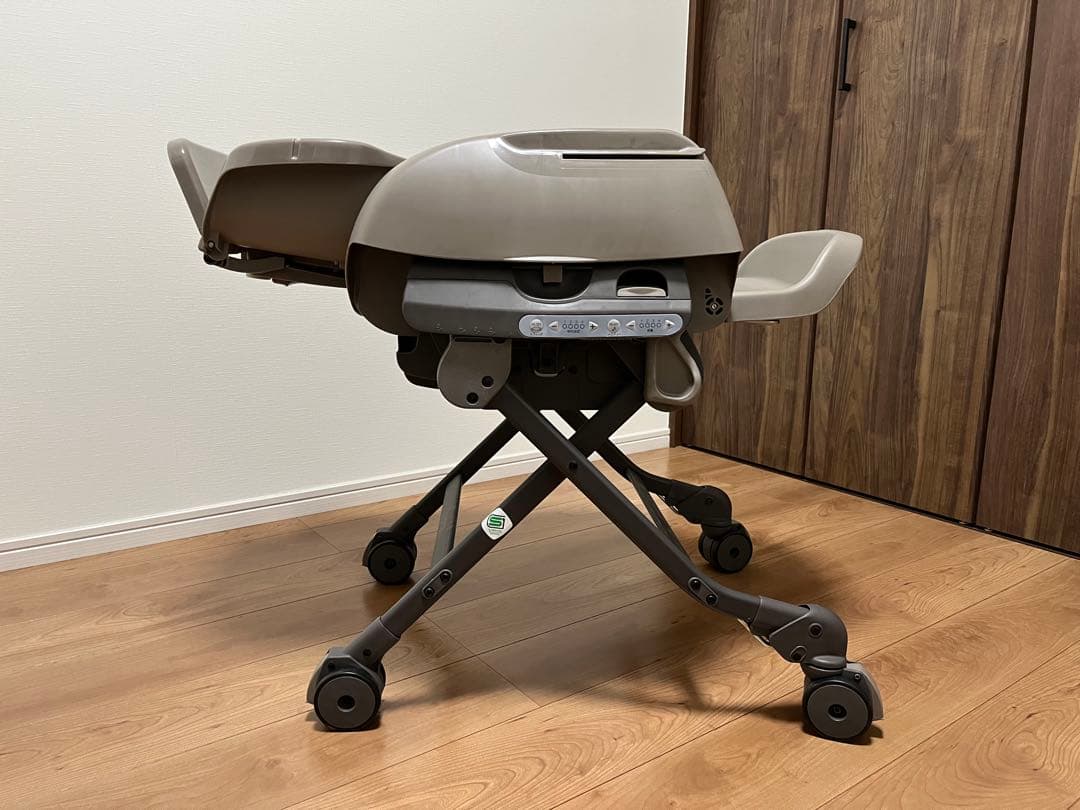 コンビ 美品 電動 ハイローチェア ネムリラ AUTO SWING グレー