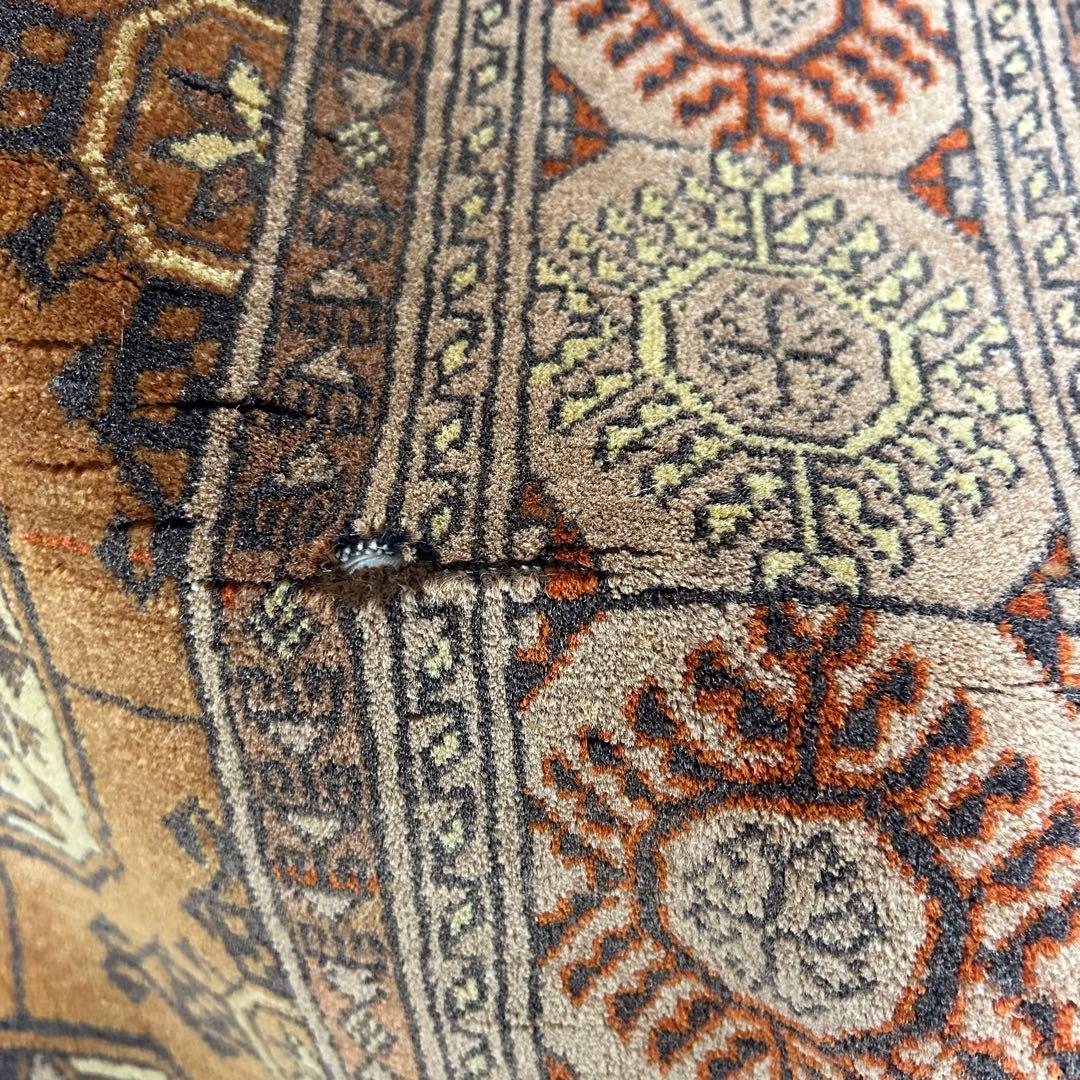 ペルシャ絨毯　トルクメン産　ヴィンテージラグ　トライバルラグ　190x114㎝