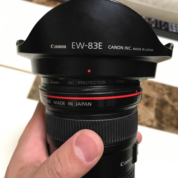 レンズ(ズーム) canon 17-40mm