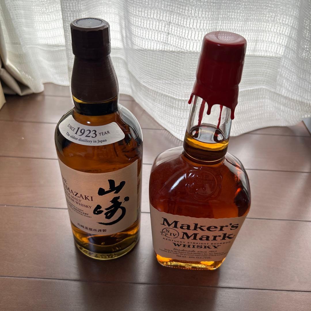 サントリー山崎とメーカーズマーク