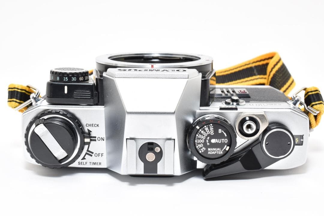 美品 OLYMPUS OM10 シルバー フィルム モルト新品交換済 M884