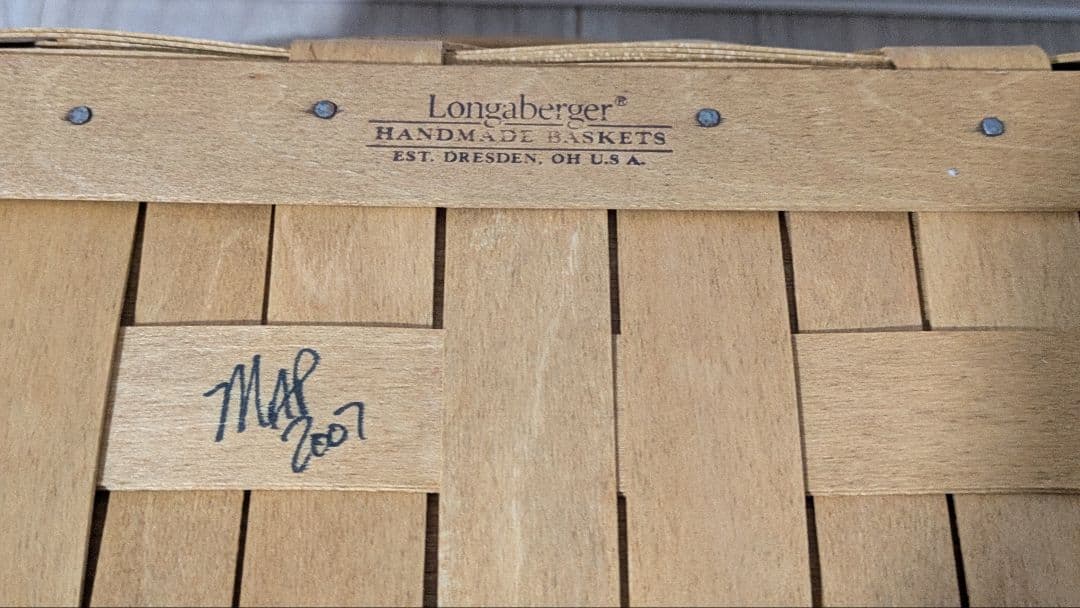 【新品未使用】ロンガーバーガー　バスケット　ランチボックス