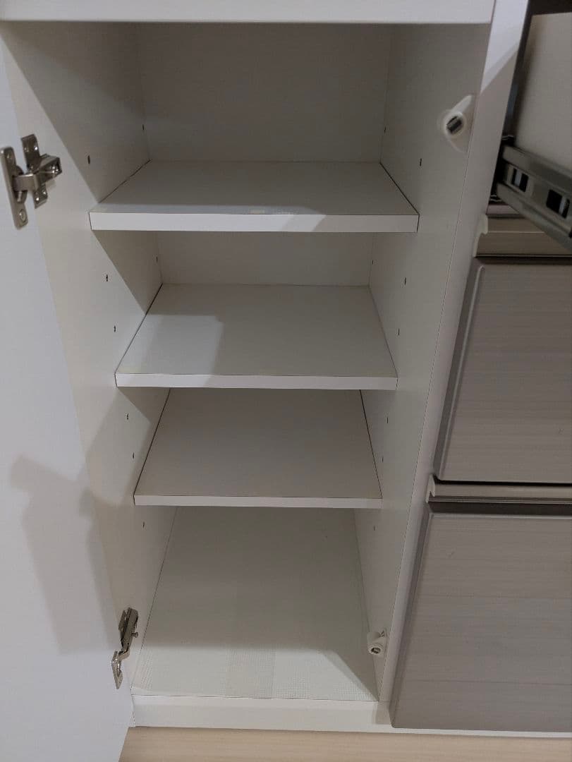 ニトリ キッチンカウンター 120cm(アルミナ2 120CT SI)