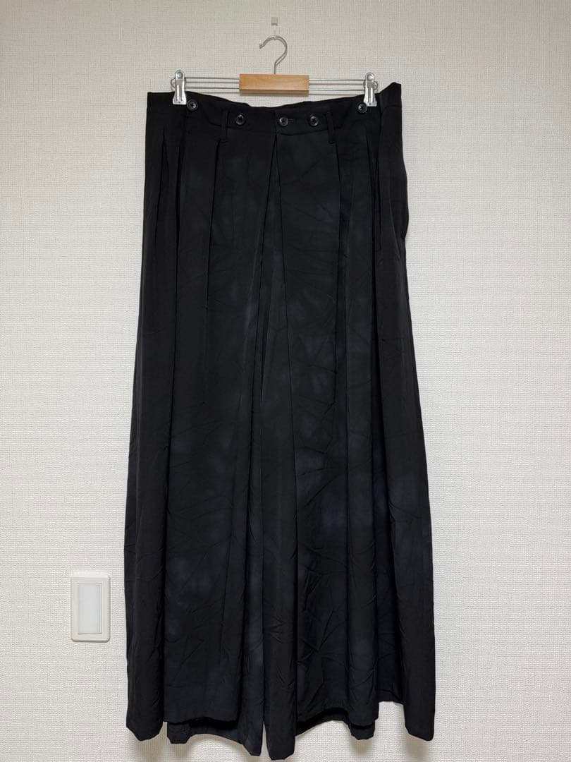 yohji yamamoto 18aw look1 袴パンツ サスペンダー付