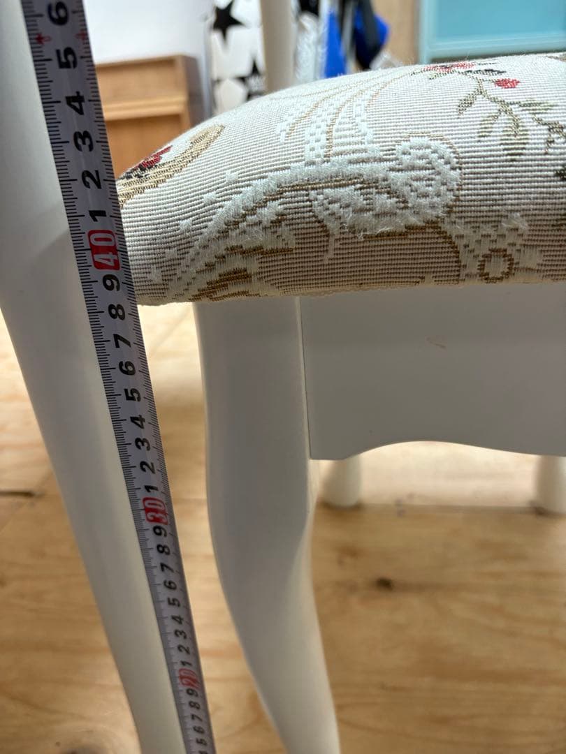 ホワイト 木製 ドレッサー・鏡台