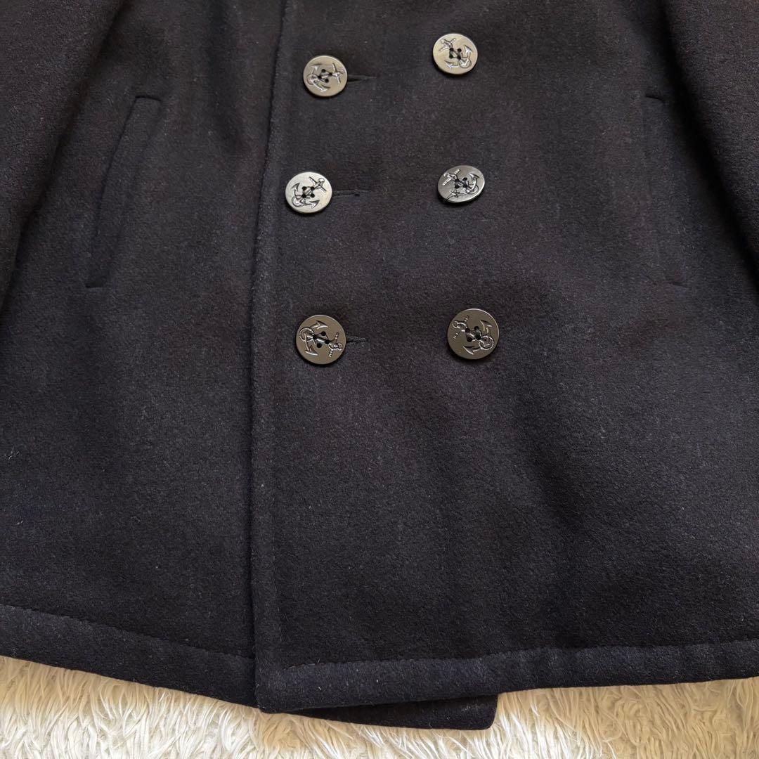 42サイズ　schott ピーコート　740 キルティング　USA製　ブラック