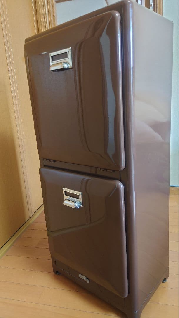 ダルトン DULTON トラッシュカン ダブルデッカー ゴミ箱 ブラウン