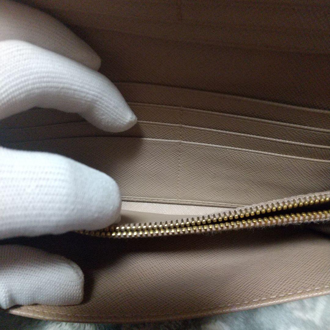 PRADA サフィアーノベージュ 長財布 カードケース付き