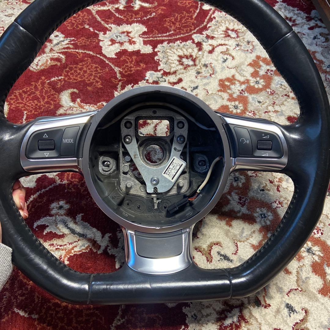 アウディ　純正　パドルシフト付ハンドル