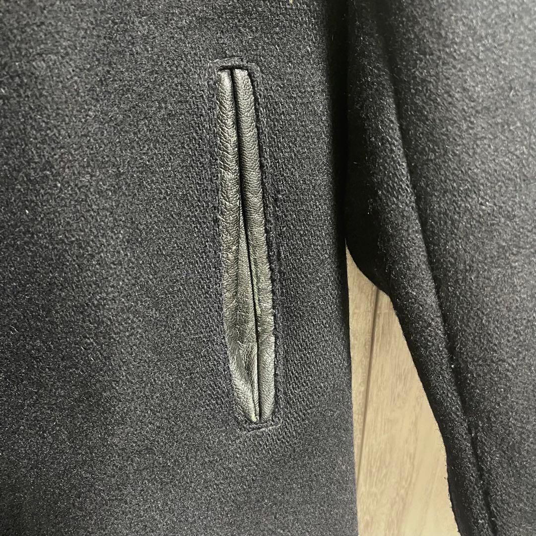 ぽんすけSchott 769 ウールPコート フロントジップ米国製