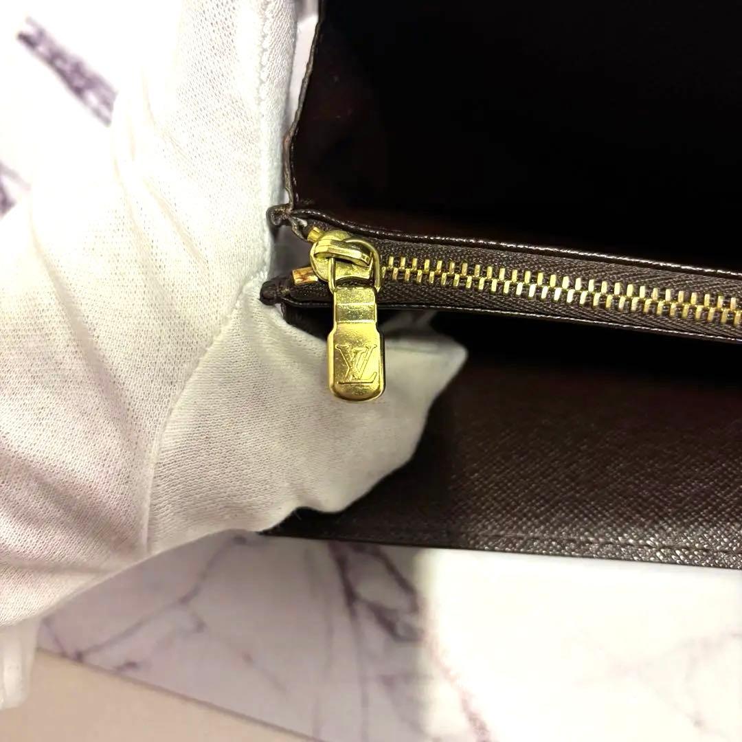 【希少】ルイヴィトン ダミエ ポシェットポルトモネクレディ　長財布　美品