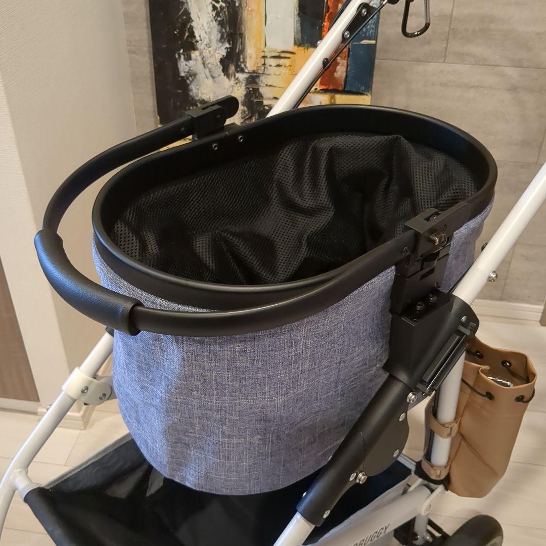 2点セット♡エアバギー マルチバスケット　アダプター　バスケット メランジデニム