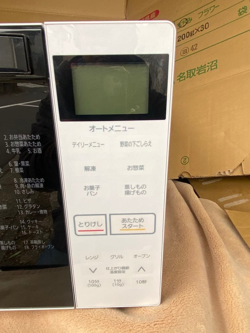 極美品 IRIS OHYAMA フラット オーブンレンジ ※たのメル便