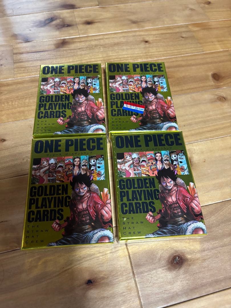 ONE PIECE ゴールデントランプ　プレイングカード 4セット評価の低い方×