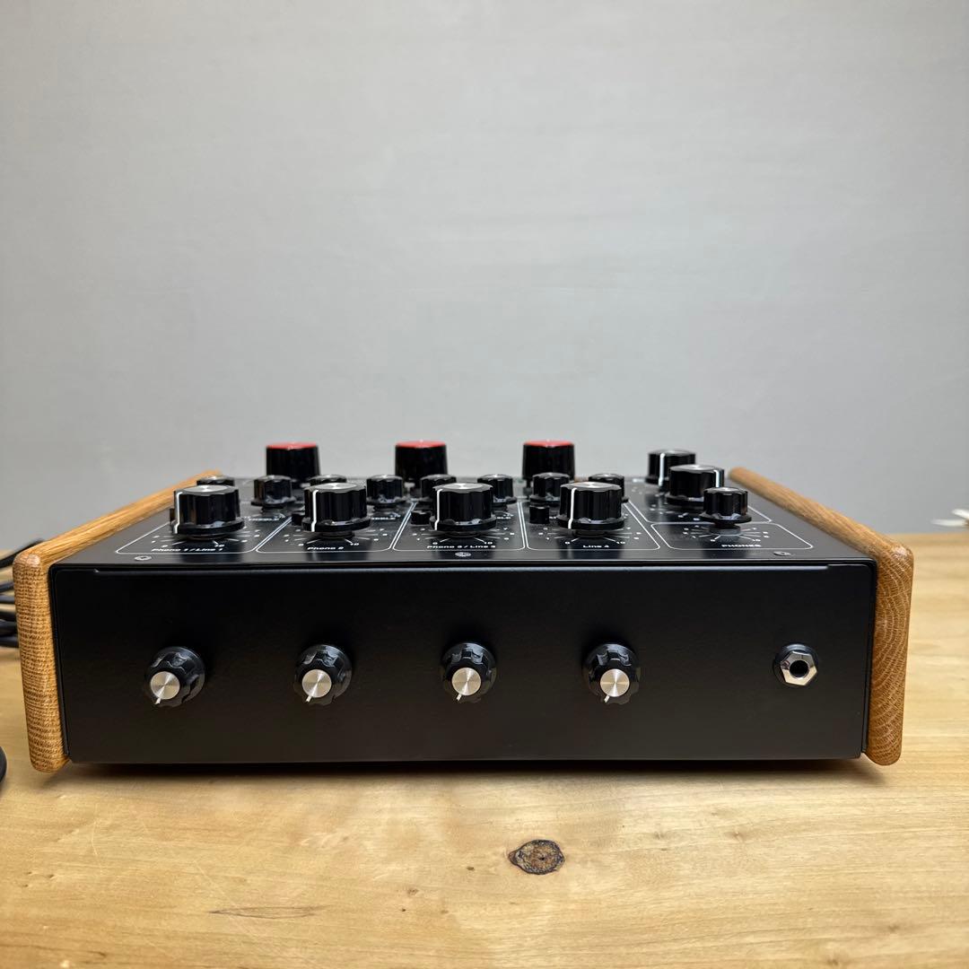 希少E&S DJR-400FX 名機ロータリーミキサー 赤GSAノブ 木製パネル