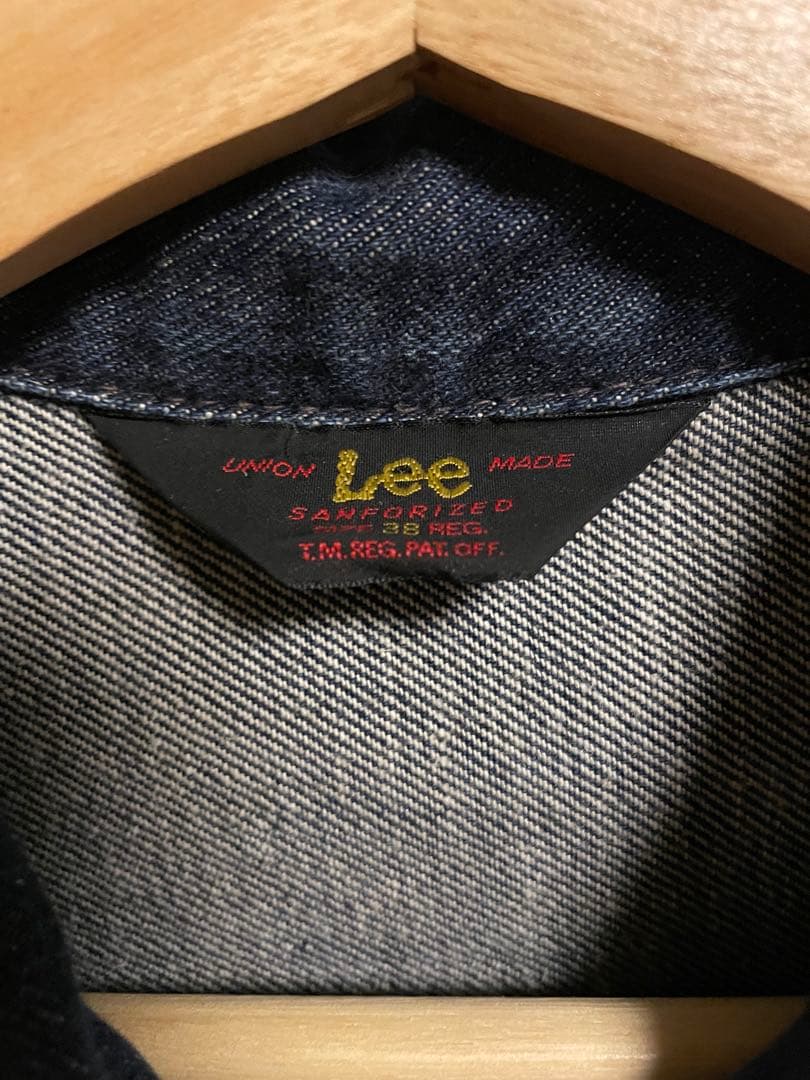 【極美品】Lee リー 101-J 復刻 デニムジャケット 濃紺 38（M相当）