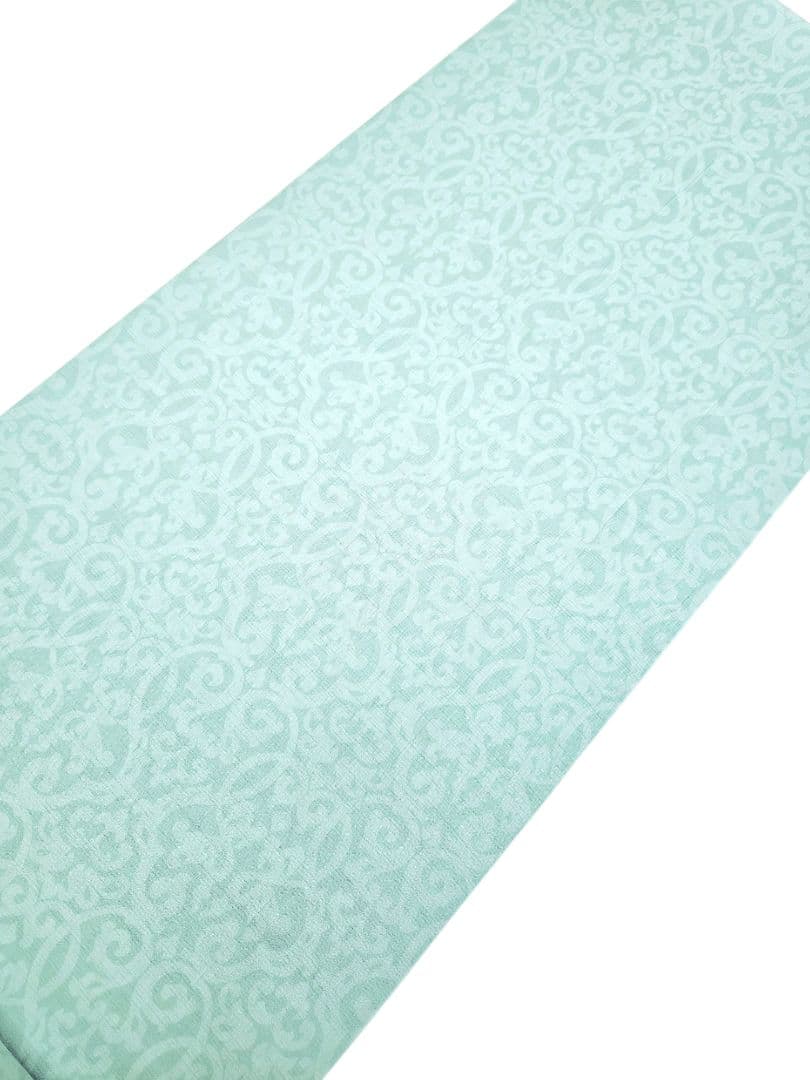 新品JAPANMODE 浴衣反物東レセオαポリ　ダマスクオパールグリーン　日本製