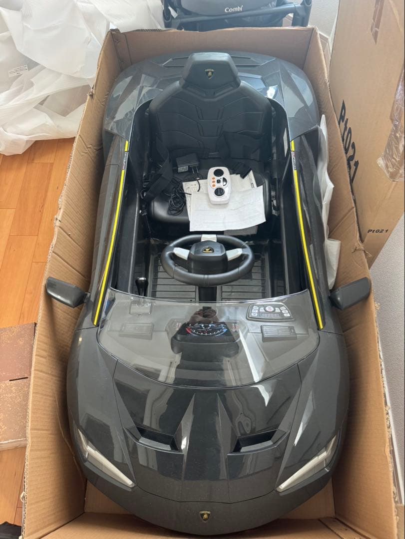 引き取り限定☆子供用電動乗用カー ランボルギーニ リモコン取説付名古屋市守山区