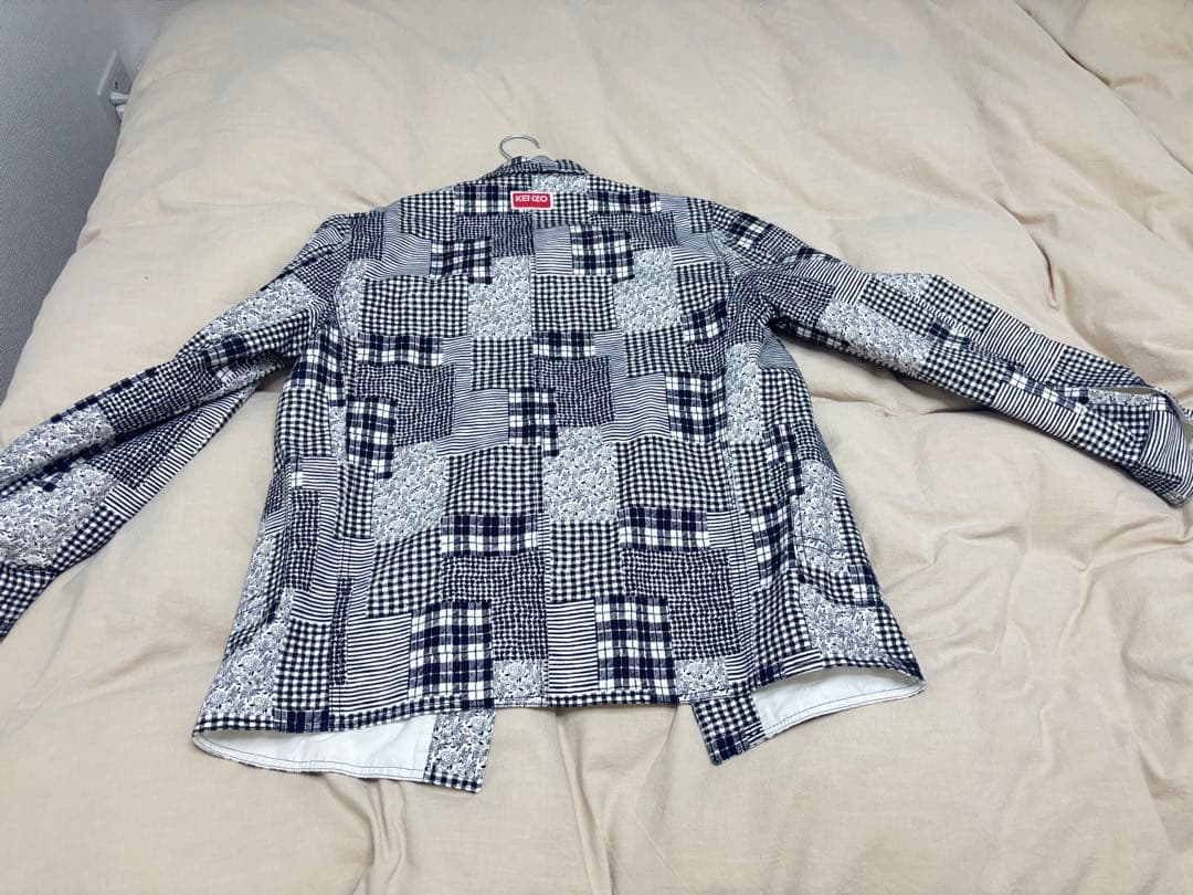 KENZO パッチワーク柄 長袖シャツ