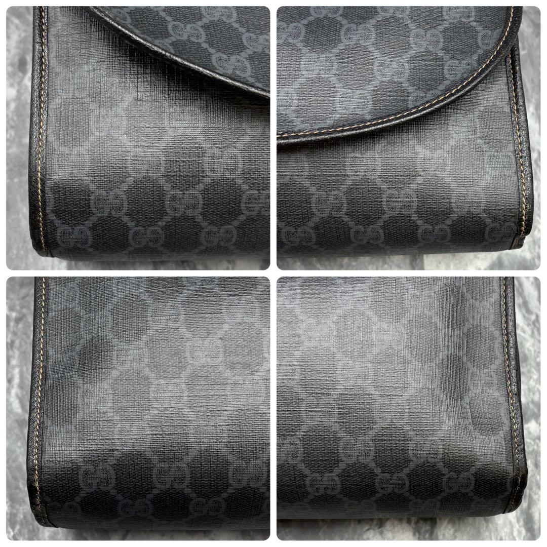 ✨極美品✨GUCCI シェリーライン GG ブラック クラッチバッグ NC