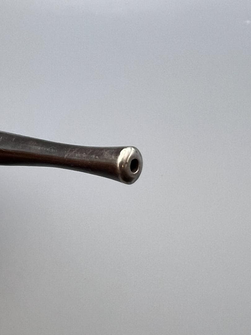 【海】純銀煙管　キセル　純刻印　銀細工　アンティーク　重量約44g