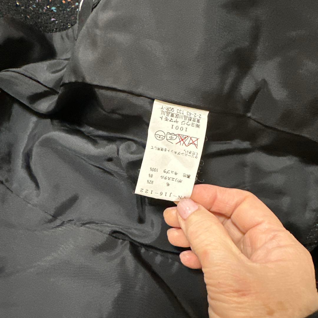 y'sの襟とポケットが可愛いツイードジャケット