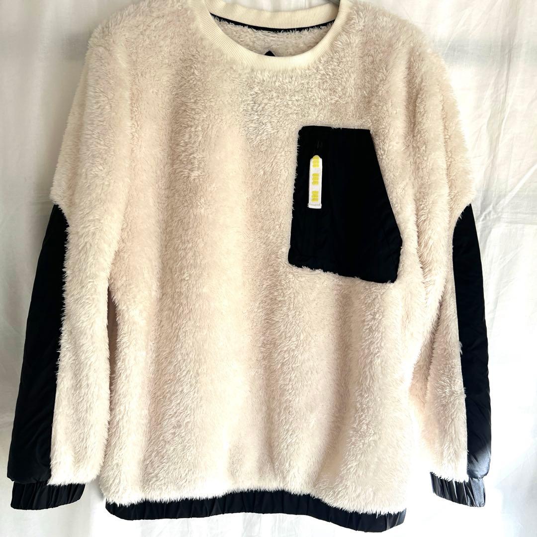 ＜極美品＞UGG アグ　クールネック　ファー　トレーナー　スウェット　M-L