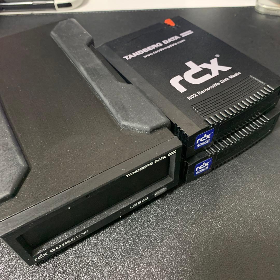 Tandberg Data RDX QuikStor RDXカートリッジ✖️2