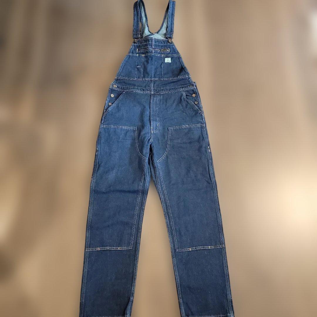 Levi's　ダブルニーオーバーオール　ブルー　32×32