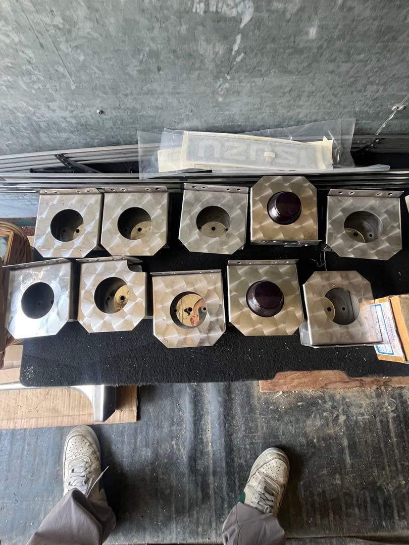 A*i様 サイドマーカー土台　10個　ウロコ　デコトラ