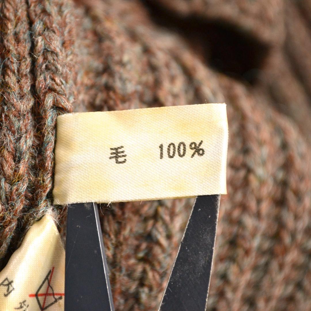 Ralph Laurenラルフローレン 90sウール製フィッシャーマンニットM