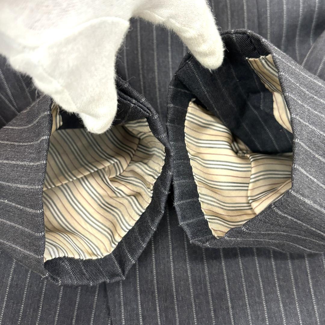 ☆極美品☆バーバリーブラックレーベル　ストライプ柄　セットアップスーツ