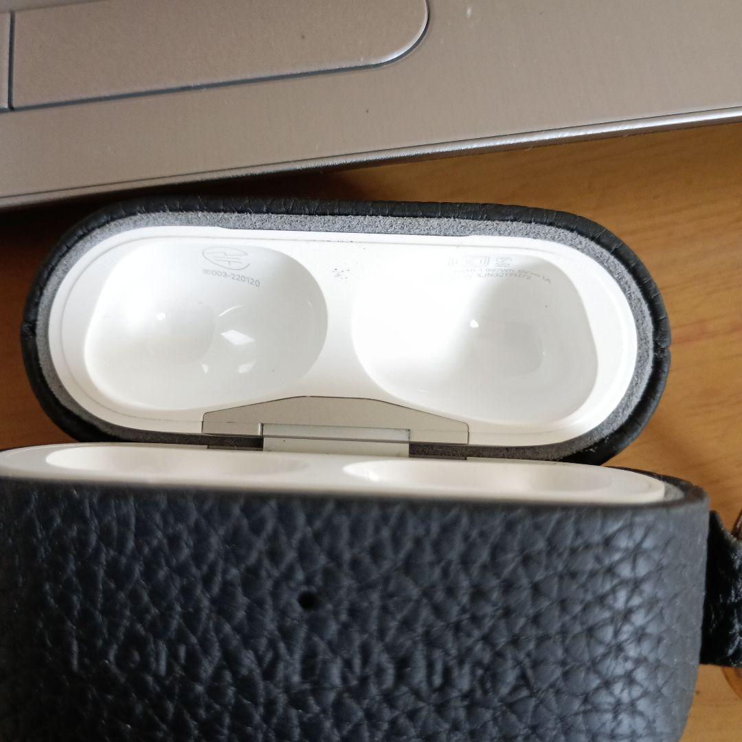 AirPods2？本体 ホワイト レザー?ケース付き